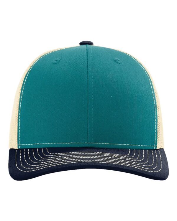 Tri BlueTeal / Birch /  Navy 112 TRUCKER