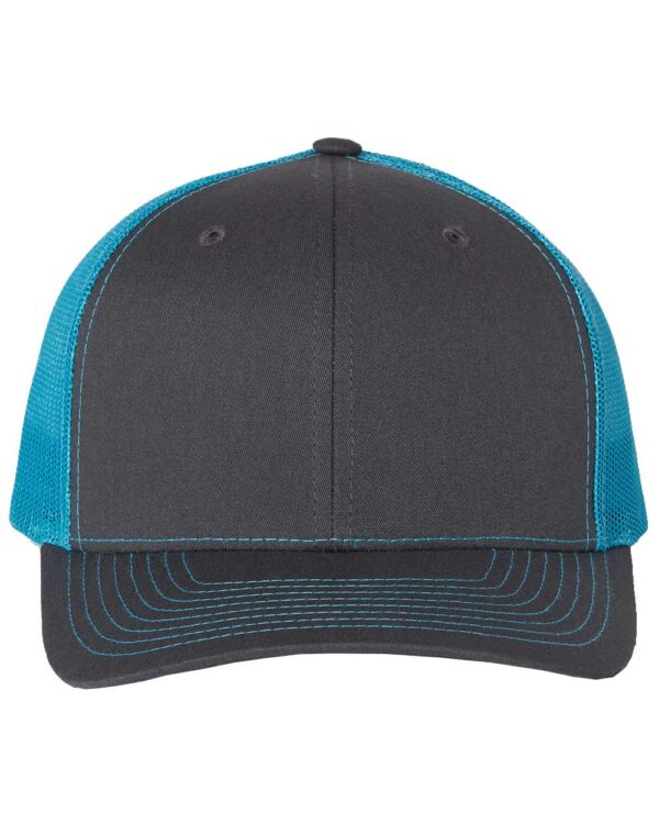 Split Charcoal / Neon Blue 112 TRUCKER