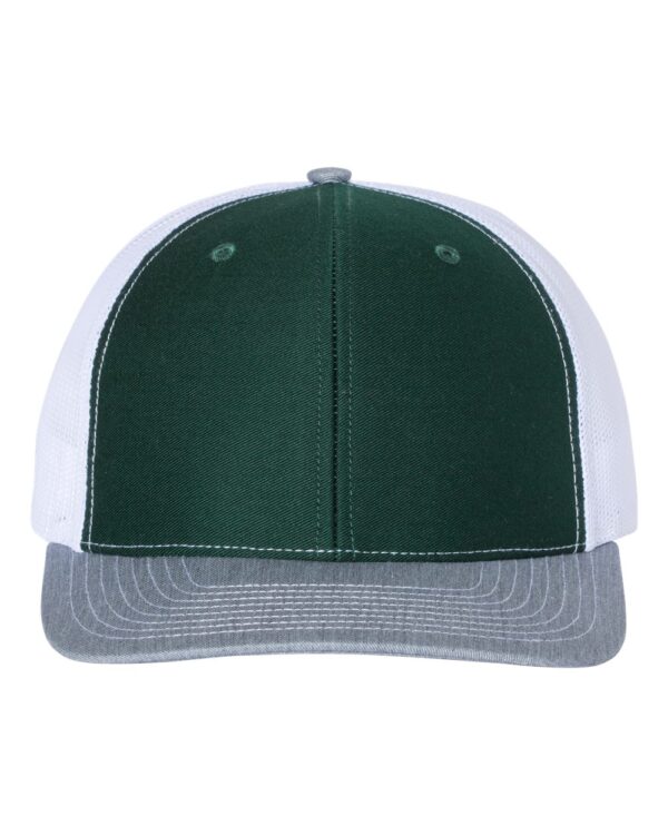 Tri Dark Green / White / Heather Grey 112 TRUCKER