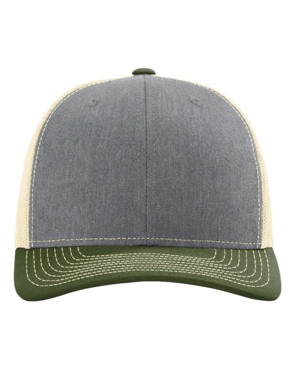 Tri Heather Grey / Birch / Army Olive 112 TRUCKER