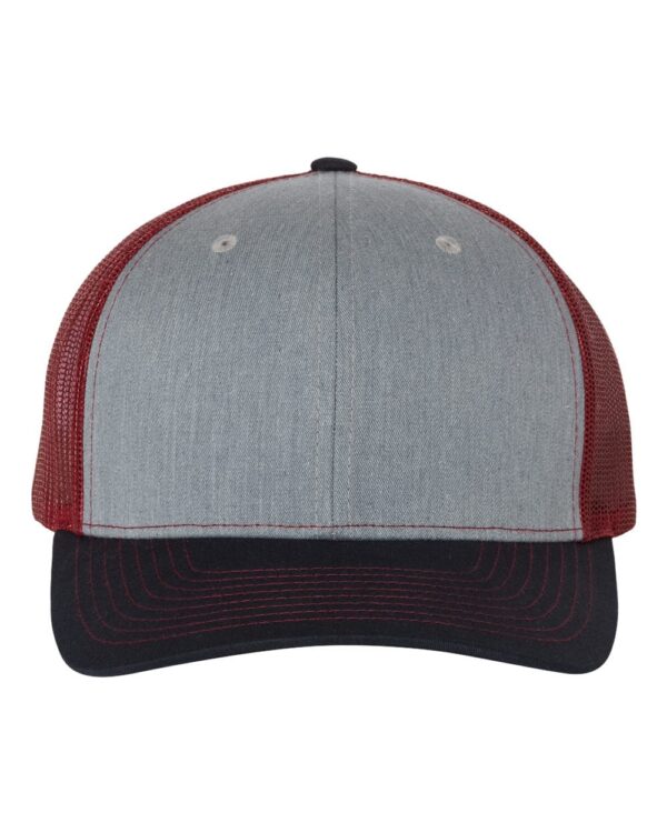 Tri Heather Grey / Cardinal / Navy 112 TRUCKER