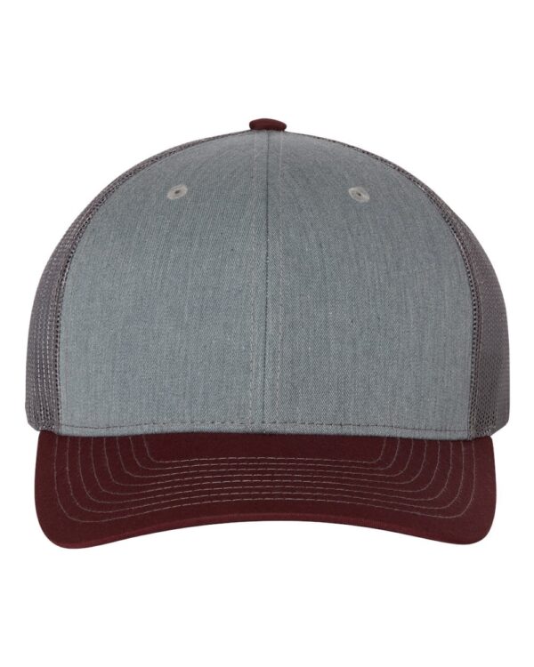 Tri Heather Grey / Charcoal / Maroon 112 TRUCKER