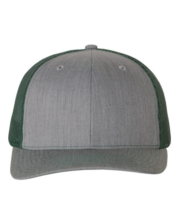 Split Heather Grey / Dark Green 112 TRUCKER