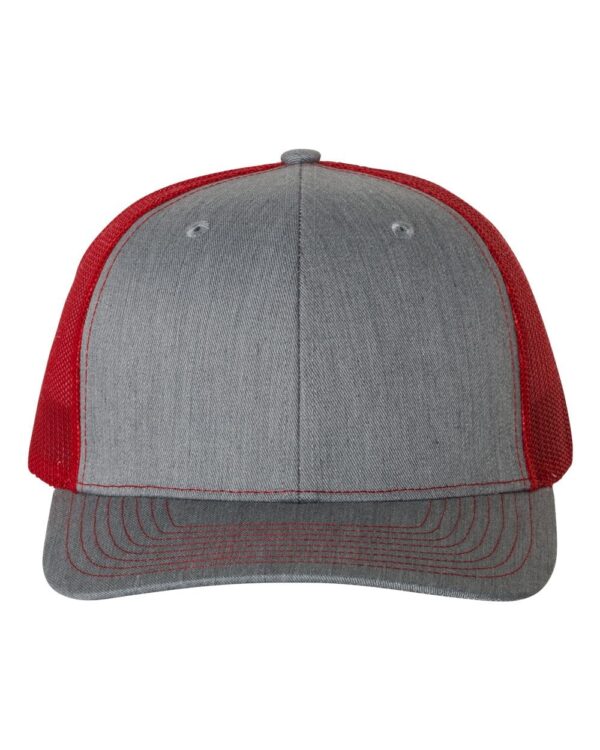 Split Heather Grey / Red 112 TRUCKER