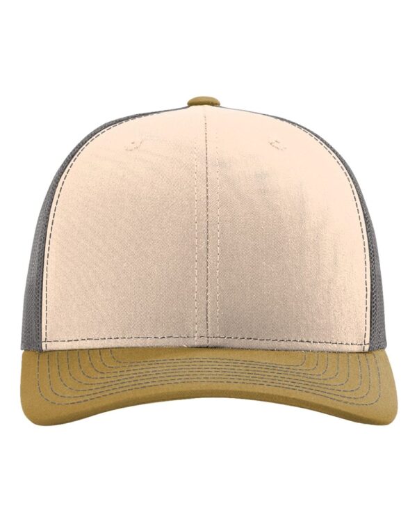 Tri Mink Beige / Charcoal / Amber Gold 112 TRUCKER