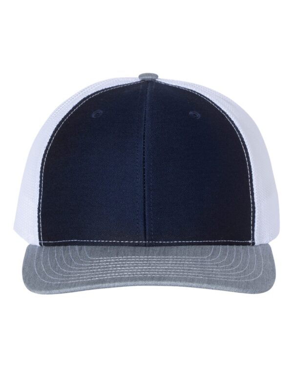 Tri Navy / White/ Heather Grey 112 TRUCKER