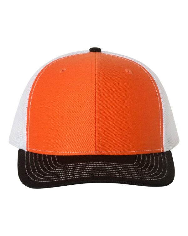 Tri Orange / White / Black 112 TRUCKER