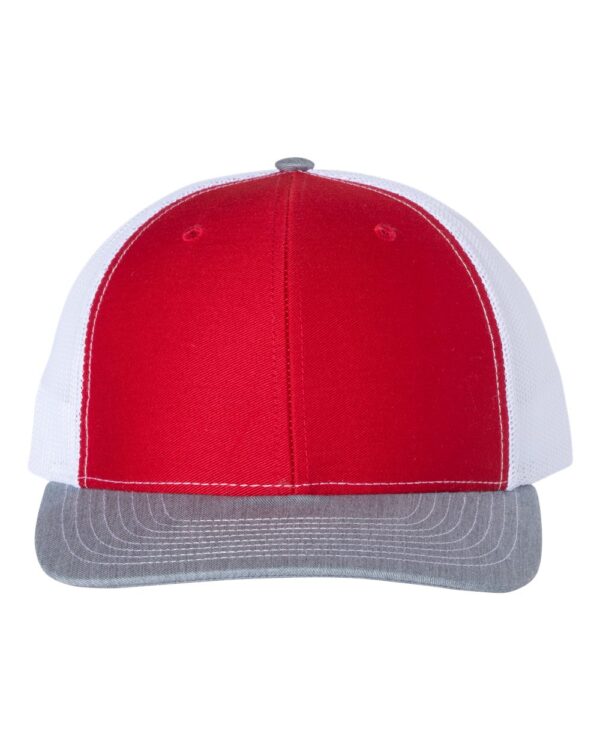 Tri Red / White / Heather Grey 112 TRUCKER