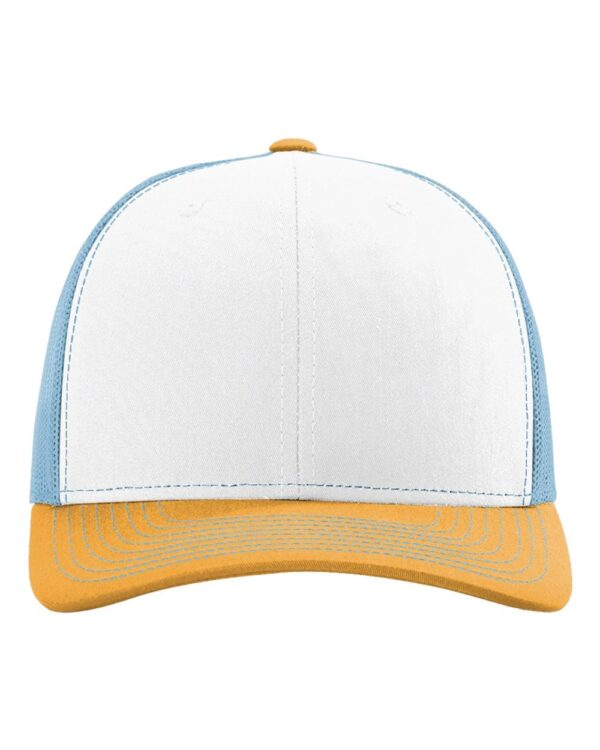 Tri White / Col Blue /  Yellow 112 TRUCKER